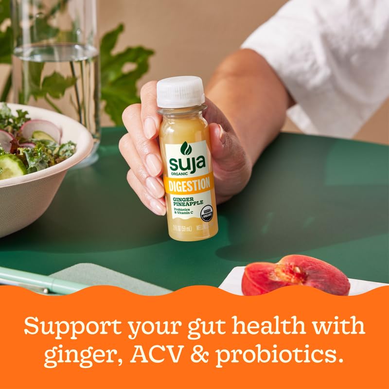 SUJA ORGANIC DIGESTION SHOT WITH GINGER APPLE CIDER VINEGAR - IMMUNITY DIGESTIVE SUPPORT