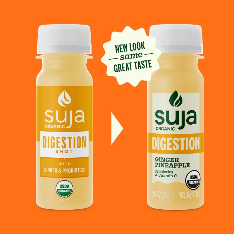 SUJA ORGANIC DIGESTION SHOT WITH GINGER APPLE CIDER VINEGAR - IMMUNITY DIGESTIVE SUPPORT