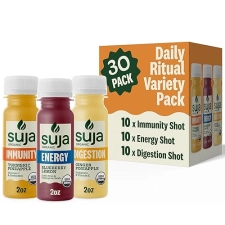 SUJA ORGANIC DAILY RITUAL SHOTS VARIETY PACK 30 COUNT IMMUNITY, ENERGY DIGESTION BOOST