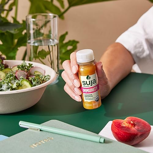 SUJA ORGANIC GINGER ORANGE IMMUNITY SHOT 2 OZ SINGLE BOTTLE BOOSTS IMMUNE HEALTH