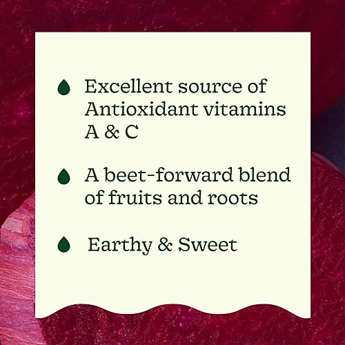SUJA ORGANIC SWEET BEETS APPLE JUICE 12 FL OZ FRESH COLD-PRESSED JUICE, NO ADDED SUGAR