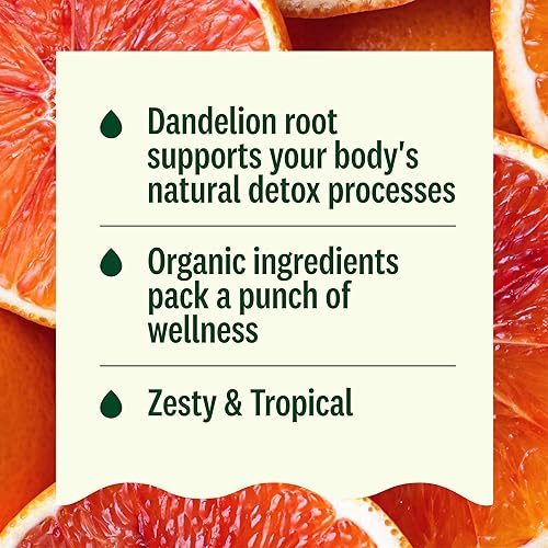 SUJA ORGANIC BLOOD ORANGE DETOX WELLNESS SHOTS WITH DANDELION ROOT HIBISCUS, 2 FL OZ, 10 PACK