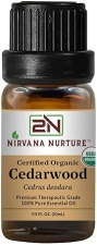 NIRVANA NURTURE USDA ORGANIC CEDARWOOD ESSENTIAL OIL - 100 PURE, NATURAL, PREMIUM GRADE, UNDILUTED