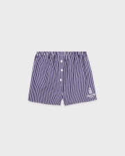 SPORTY&RICH VENDOME MINI BOXER - BLUE STRIPED