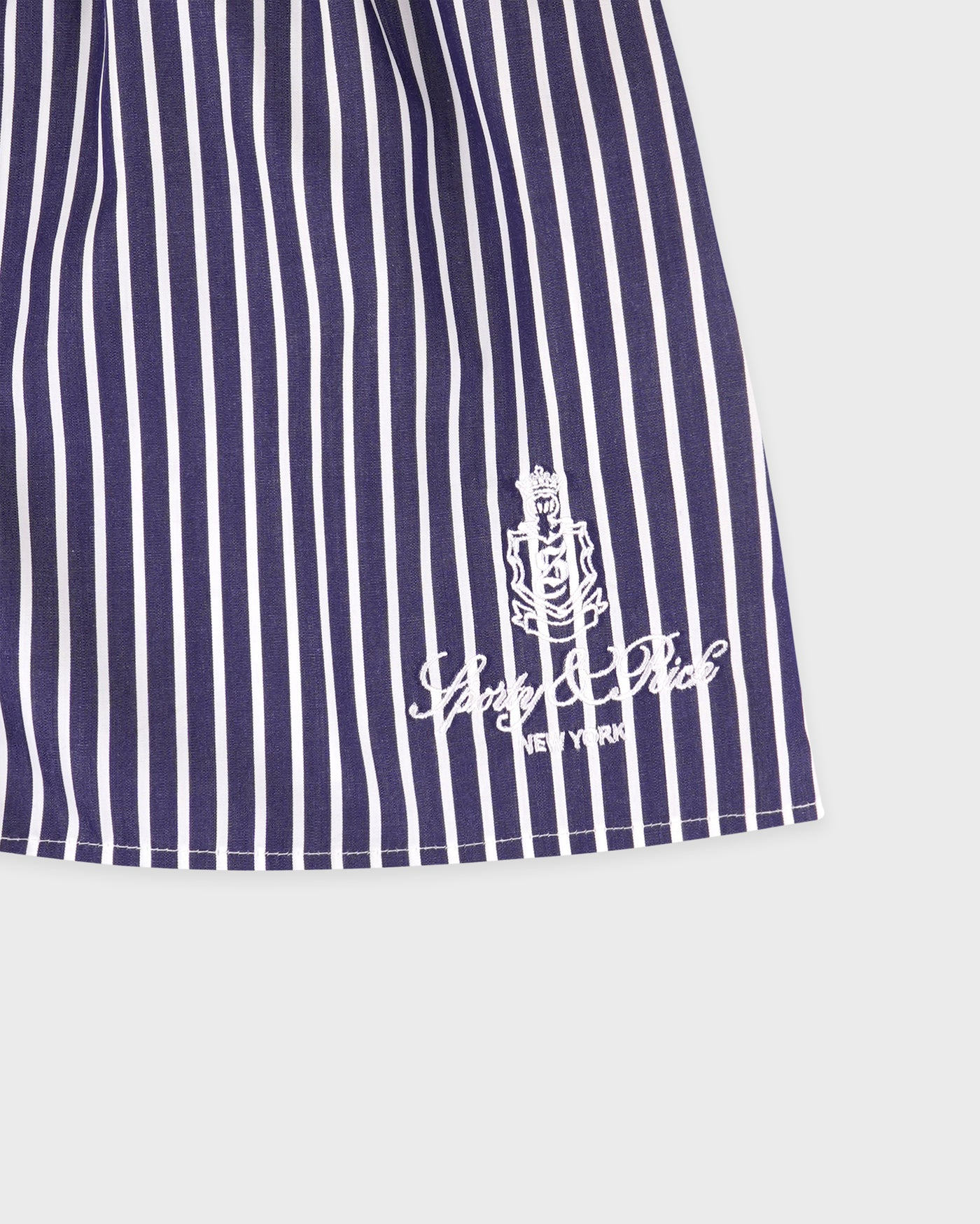 SPORTY&RICH VENDOME MINI BOXER - BLUE STRIPED