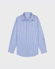 SPORTY&RICH SRC OVERSIZED SHIRT - BLUE STRIPED