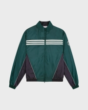 SPORTY&RICH ADIDAS WINDBREAKER - GREEN/FADED BLACK/PURPLE