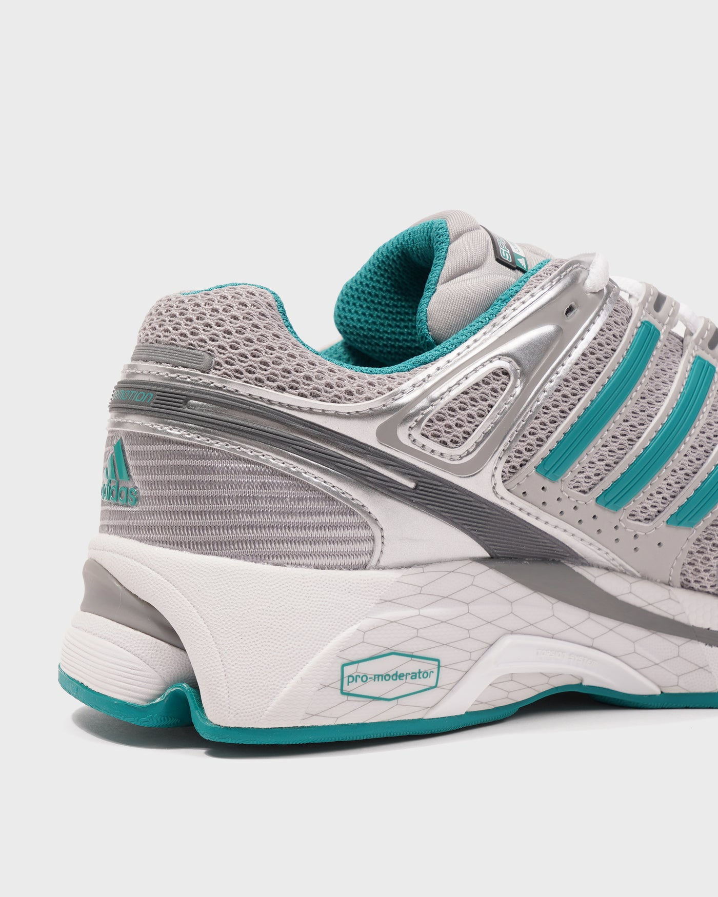 SPORTY & RICH X ADIDAS ORIGINALS ADISTAR CONTROL 5 - SILVER/TEAL/WHITE