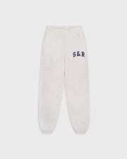 SPORTY&RICH S&R IVY SWEATPANT - HEATHER GRAY/NAVY