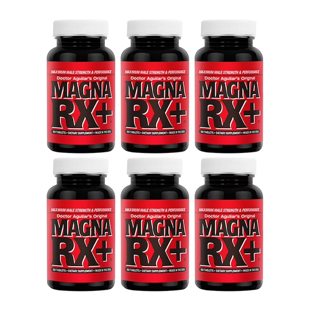 MAGNA RX PLUS BY DOCTOR AGUILAR ORIGINAL MALE ENHANCEMENT SUPPLEMENT, 6-MONTH SUPPLY