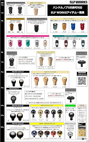 DAIWA SLP WORKS HANDLE KNOB FOR SPINNING AND BAITCASTING REELS WITH BOTH AXIS DESIGN