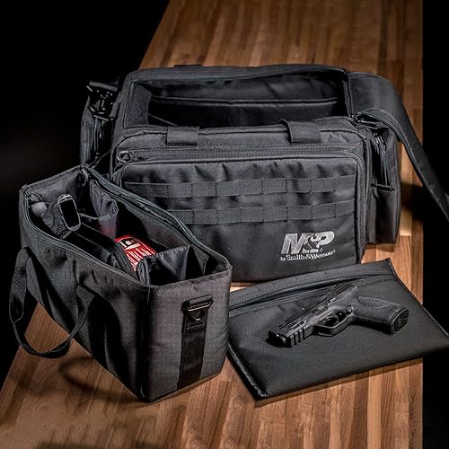 SMITH WESSON TACTICAL RANGE BAGS WEATHER RESISTANT FOR SHOOTING, STORAGE TRANSPORT