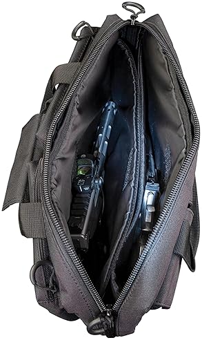 SMITH WESSON M P PRO TAC PADDED HANDGUN CASE WITH BALLISTIC FABRIC EXTERNAL POCKETS