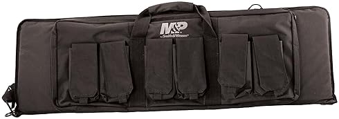 SMITH WESSON M P PRO TAC PADDED RIFLE CASE WITH BALLISTIC FABRIC EXTERNAL POCKETS