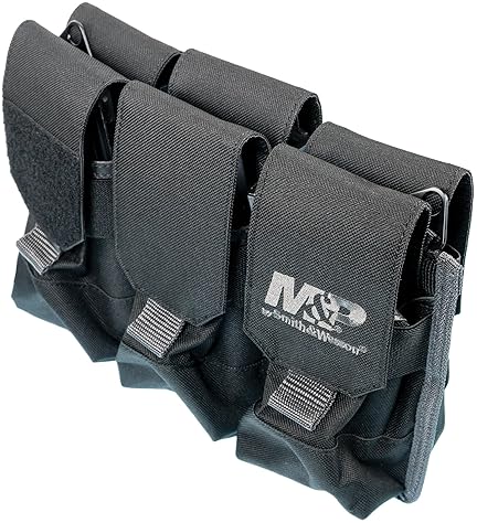 SMITH WESSON PRO TAC TACTICAL MAGAZINE POUCH WEATHER-RESISTANT RUGGED DESIGN