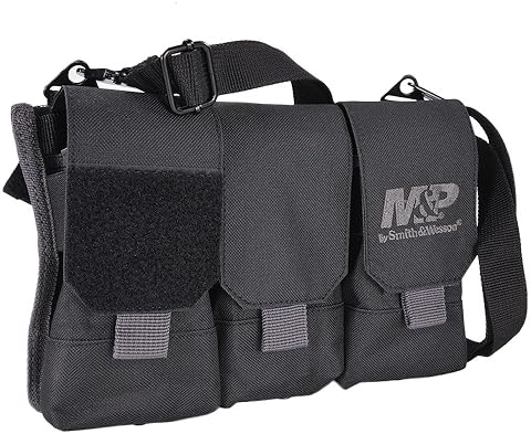 SMITH WESSON PRO TAC TACTICAL MAGAZINE POUCH WEATHER-RESISTANT RUGGED DESIGN