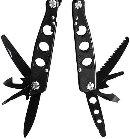 SMITH WESSON 6.5IN STAINLESS STEEL 14-FUNCTION MULTI-TOOL WITH PLIERS, SCREWDRIVERS SHEATH