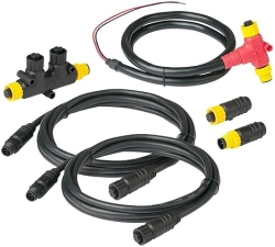 ANCOR NMEA 2000 BACKBONE CABLE KITS WITH DROP CABLES, TEES, AND TERMINATORS FOR MARINE NETWORKS
