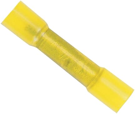 ANCOR 309299 MARINE GRADE HEAT SHRINK BUTT CONNECTORS, NYLON INSULATED, 12-10 GAUGE, 100-PACK