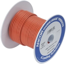 ANCOR 184503 MARINE GRADE 14-GAUGE TINNED COPPER BOAT WIRING, ORANGE, 18 FEET