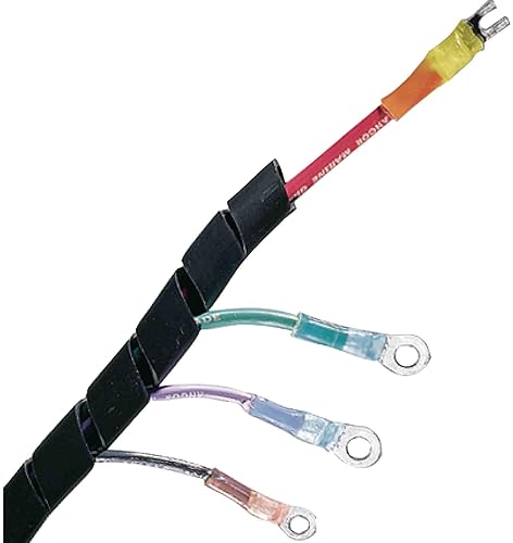 ANCOR MARINE GRADE ELECTRICAL SPIRAL WRAP DURABLE WIRE PROTECTION FOR BOATS AND MARINE USE
