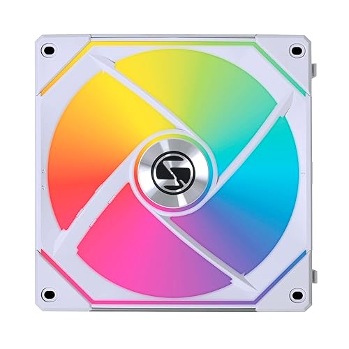 LIAN LI UNI FAN SL-INFINITY 140MM ARGB WHITE FAN SINGLE PACK WITH DAISY-CHAIN DESIGN
