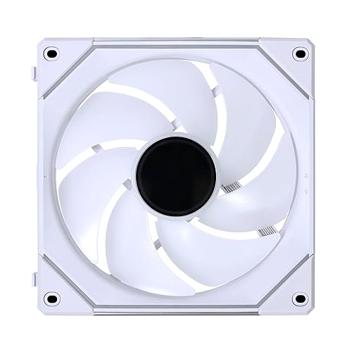 LIAN LI UNI FAN SL-INFINITY 140MM ARGB WHITE FAN SINGLE PACK WITH DAISY-CHAIN DESIGN