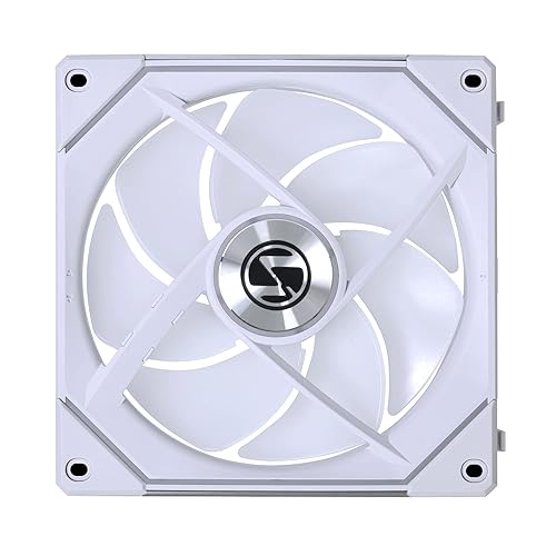 LIAN LI UNI FAN SL-INFINITY 140MM ARGB WHITE FAN SINGLE PACK WITH DAISY-CHAIN DESIGN