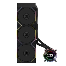 LIAN LI HYDROSHIFT II-C 360TL RGB LIQUID CPU COOLER 360MM AIO WITH 3X120MM FANS LCD SCREEN