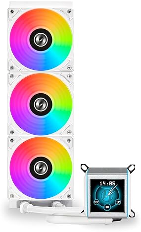 LIAN LI GALAHAD II 360 ASETEK 8TH GEN LIQUID COOLER WITH 2.88 IPS LCD ARGB FANS