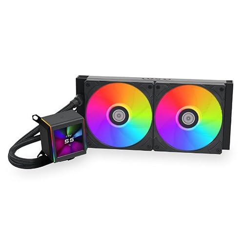 LIAN-LI GALAHAD II 280MM LCD CPU LIQUID COOLER WITH ARGB FAN - BLACK