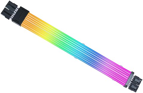LIAN LI STRIMER WIRELESS 8-PIN ADDRESSABLE RGB POWER EXTENSION CABLE 2.4GHZ 15 LED STRIP