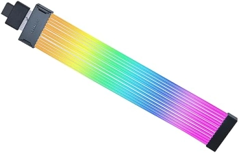 LIAN LI STRIMER WIRELESS 16 PIN ADDRESSABLE RGB POWER EXTENSION CABLE 2.4GHZ 370MM LENGTH