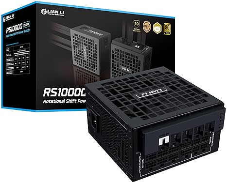 LIAN LI RS 1000W FULLY MODULAR ATX POWER SUPPLY 80 GOLD, USB FAN HUB, 10-YEAR WARRANTY