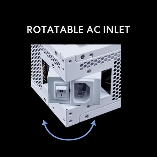 LIAN LI RS 1000W FULLY MODULAR ATX PSU 80 GOLD, CYBENETICS PLATINUM, USB FAN HUB, WHITE