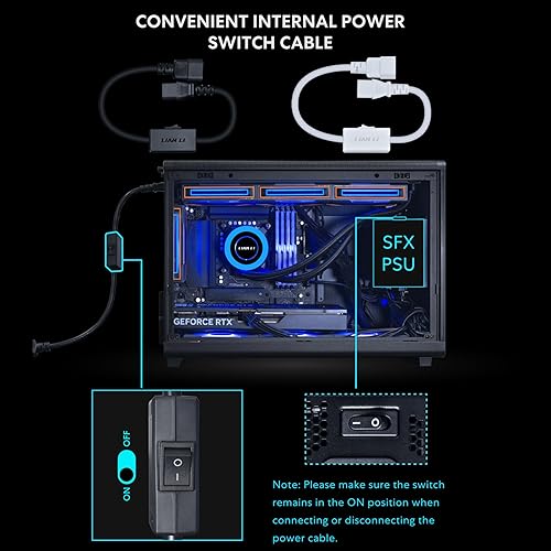 LIAN LI SP PLATINUM 850W SFX POWER SUPPLY WHITE, ATX 3.1, PCIE 5.1, MODULAR, LOW NOISE