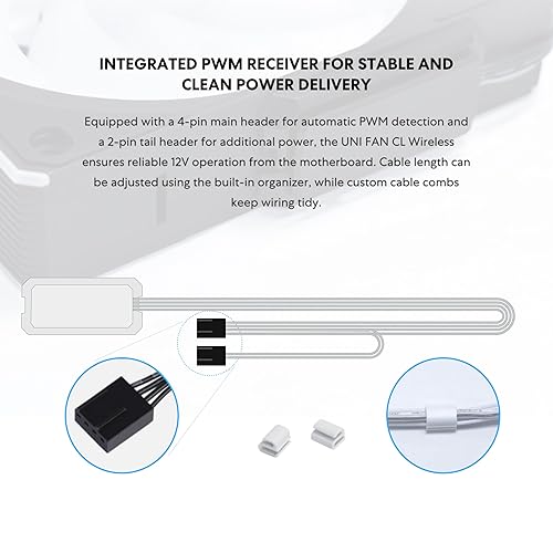 LIAN LI UNI FAN CL120 ARGB 120MM PWM WHITE TRIPLE PACK WITH WIRELESS RGB CONTROLLER