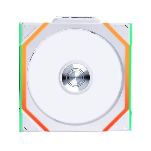 LIAN LI UNI FAN SL WIRELESS 120MM ARGB REVERSE BLADE WHITE - SINGLE PACK, 2.4GHZ CONTROL