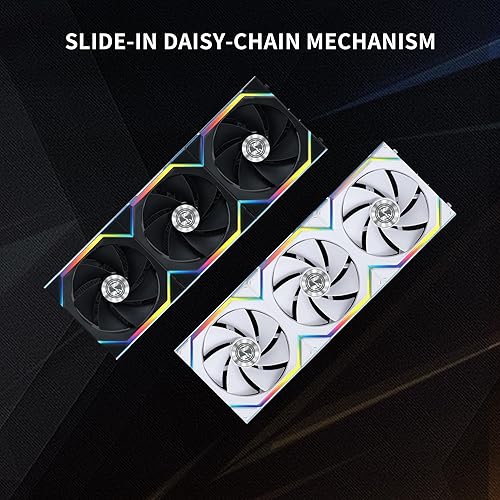 LIAN LI UNI FAN SL WIRELESS 120MM ARGB REVERSE BLADE WHITE - SINGLE PACK, 2.4GHZ CONTROL