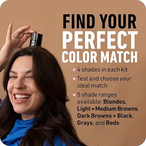BOLDIFY HAIR FIBERS SAMPLE KIT 14 SHADES FOR THINNING HAIR, THICKER FULLER LOOK, MEN WOMEN