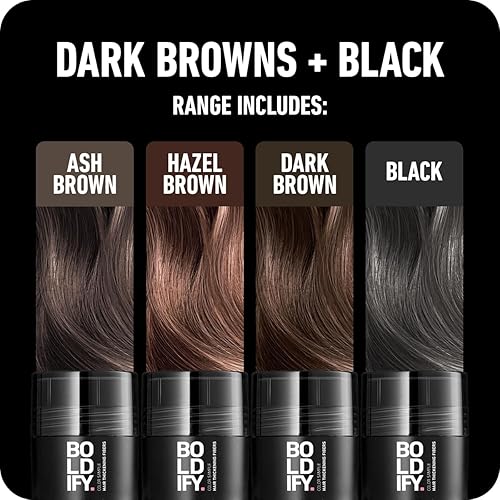 BOLDIFY HAIR FIBERS SAMPLE KIT 14 SHADES FOR THINNING HAIR, THICKER FULLER LOOK, MEN WOMEN