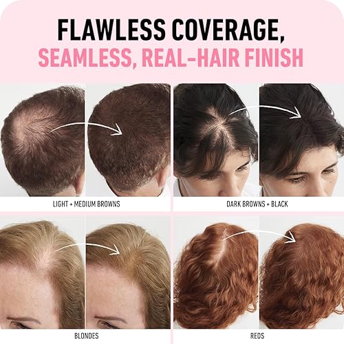 BOLDIFY HAIR FIBERS SAMPLE KIT 14 SHADES FOR THINNING HAIR, THICKER FULLER LOOK, MEN WOMEN