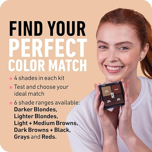 BOLDIFY HAIRLINE POWDER SAMPLE KIT ROOT TOUCH UP FOR GRAY COVERAGE BALD SPOT CONCEALING