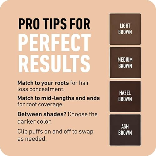 BOLDIFY HAIRLINE POWDER SAMPLE KIT ROOT TOUCH UP FOR GRAY COVERAGE BALD SPOT CONCEALING