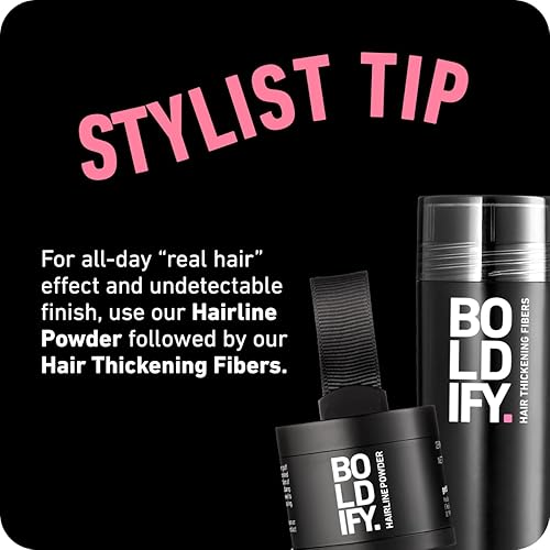 BOLDIFY HAIRLINE POWDER SAMPLE KIT ROOT TOUCH UP FOR GRAY COVERAGE BALD SPOT CONCEALING