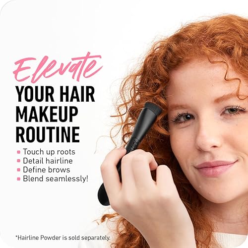 BOLDIFY FOUR-ENDED HAIRLINE POWDER BRUSH WITH SPONGE TIP FOR HAIR CONCEALER ROOT TOUCH UP