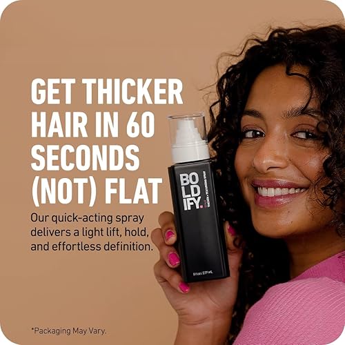 BOLDIFY HAIR THICKENING SPRAY 8OZ VOLUME BOOSTER TEXTURE SPRAY FOR MEN WOMEN HAIR