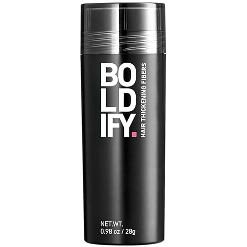 BOLDIFY HAIR FIBERS 28G THICKER, FULLER HAIR INSTANTLY 14 SHADES DARK BROWN FOR MEN WOMEN