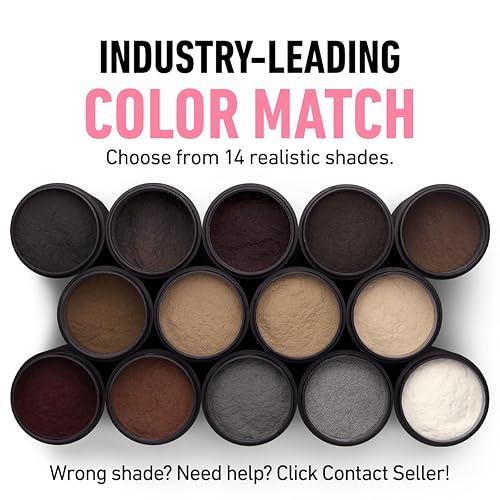 BOLDIFY HAIR FIBERS 28G THICKER, FULLER HAIR INSTANTLY 14 SHADES DARK BROWN FOR MEN WOMEN