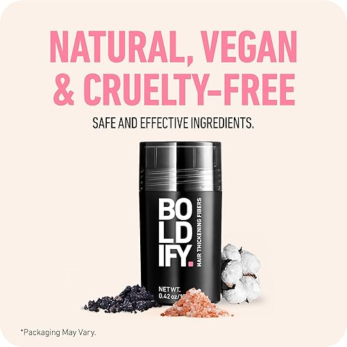 BOLDIFY HAIR FIBERS 28G THICKER, FULLER HAIR INSTANTLY 14 SHADES DARK BROWN FOR MEN WOMEN